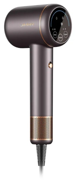 Πιστολάκι μαλλιών JIMMY - F8, 1600W, 3 επιπέδων, σκούρο γκρι