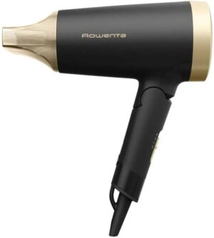 Πιστολάκι μαλλιών Rowenta - CV1830F0, 1900W, 2 ταχυτήτων, μαύρο/χρυσό