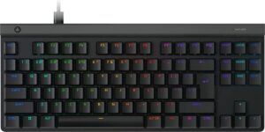 Πληκτρολόγιο gaming Logitech - G515 TKL, RGB, μαύρο