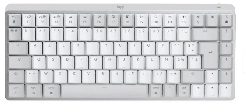Πληκτρολόγιο Logitech - MX Mechanical Mini for Mac, Pale Grey