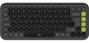 Πληκτρολόγιο Logitech - POP Icon, ασύρματο, Graphite &Green