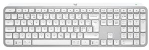 Πληκτρολόγιο multimedia Logitech - MX Keys S, ασύρματο, Pale grey