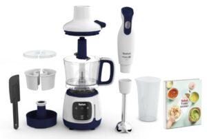 Πολυκόπτης Tefal - HB55W430, 600W, 2 ταχύτητες , 0.8 l, λευκό