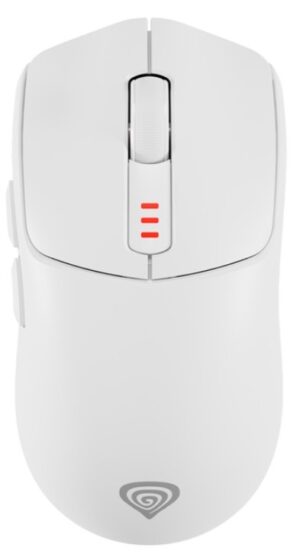 Ποντίκι gaming Genesis - Zircon 500, οπτικό, ασύρματο, λευκό