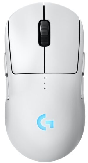 Ποντίκι gaming Logitech - PRO 2 Lightspeed, οπτικό, ασύρματο, λευκό
