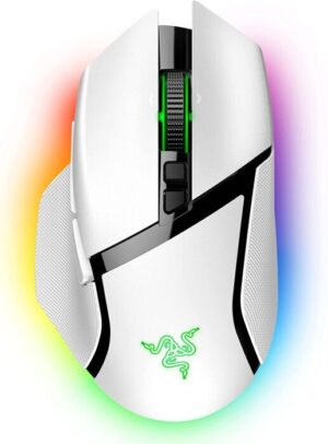 Ποντίκι gaming Razer - Basilisk V3 Pro, οπτικό, ασύρματο, λευκό