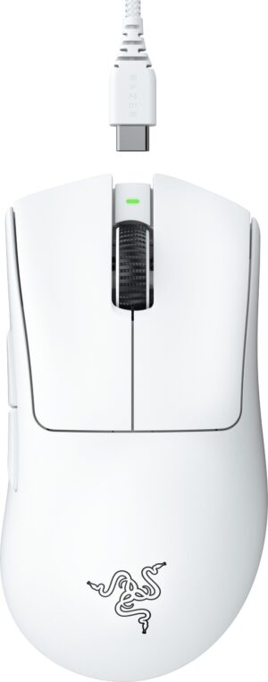 Ποντίκι gaming Razer - DeathAdder V3 Pro, οπτικό, ασύρματο, λευκό