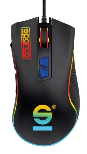 Ποντίκι gaming Sparco - LINE, οπτικό, μαύρο