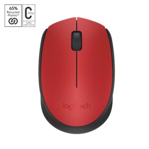 ποντίκι Logitech - M171, Οπτικό , ασύρματο, κόκκινο
