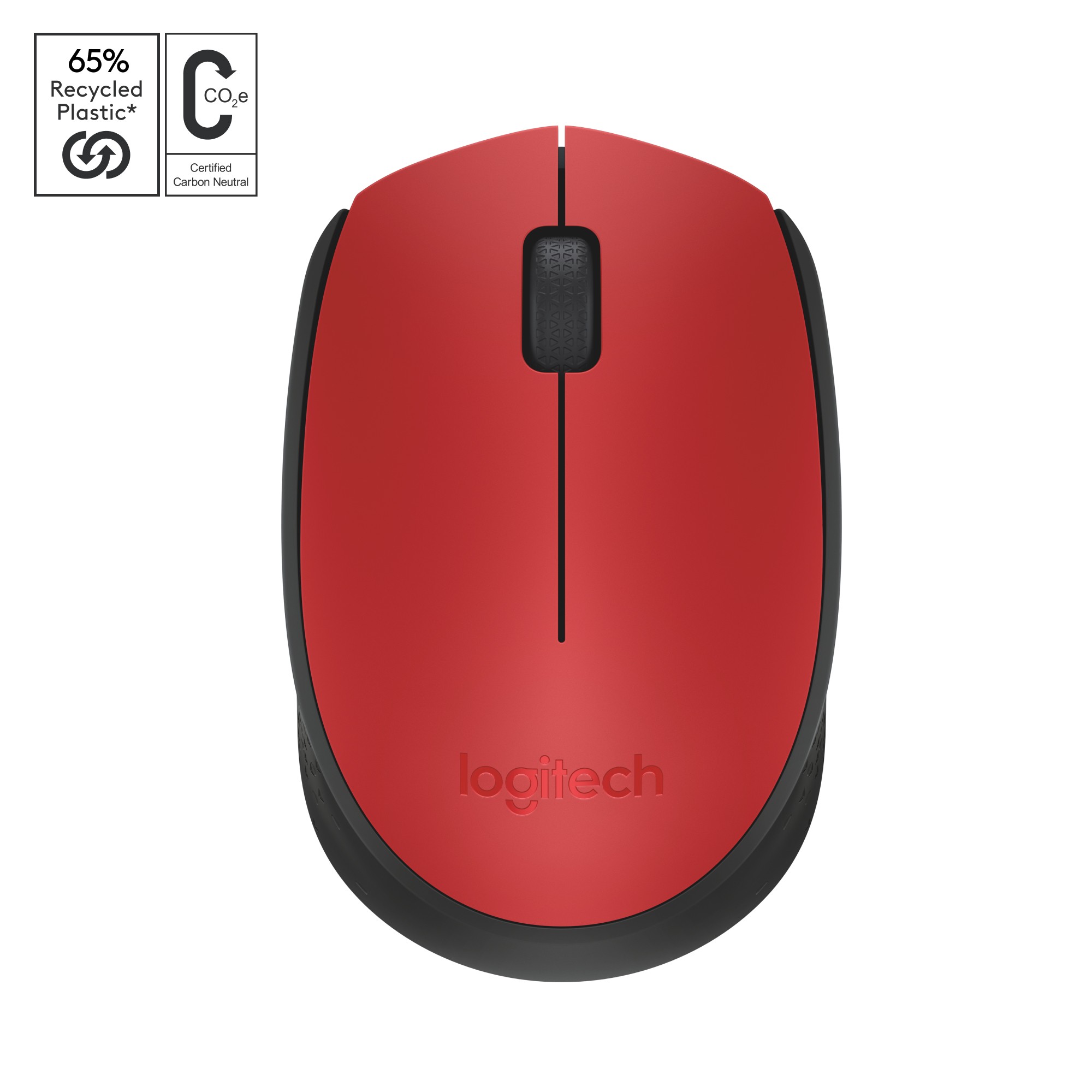 ποντίκι Logitech - M171, Οπτικό , ασύρματο, κόκκινο