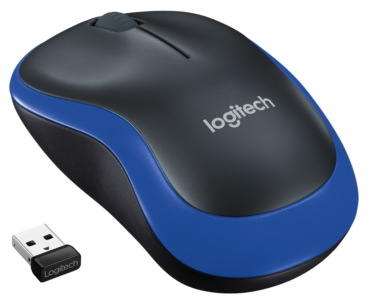 Ποντίκι Logitech - M185, οπτικό, ασύρματο, μπλε