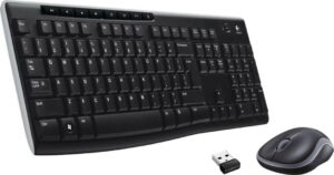 Σετ ποντίκι και πληκτρολόγιο Logitech- MK270, ασύρματο, μαύρο