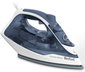 Σίδερο Tefal - FV2837, Express Steam, 2400W, 165 g/min, μπλε