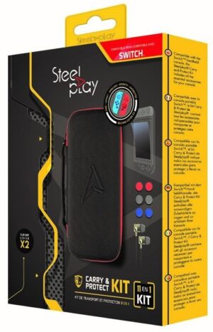 Steelplay Κιτ Προστασίας 11 σε 1 Carry & Protect Kit (Nintendo Switch)