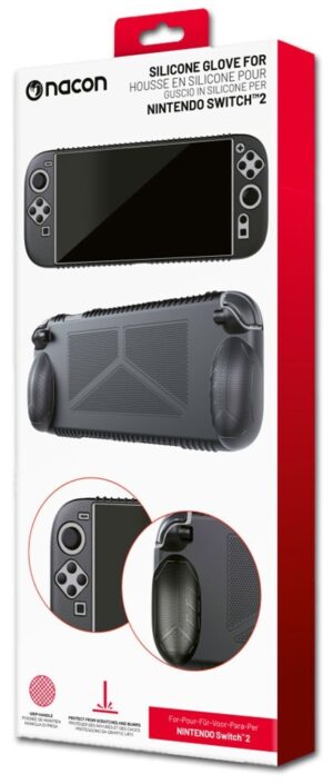 Θήκη σιλικόνης Nacon - Silicone Glove, μαύρο (Nintendo Switch 2)