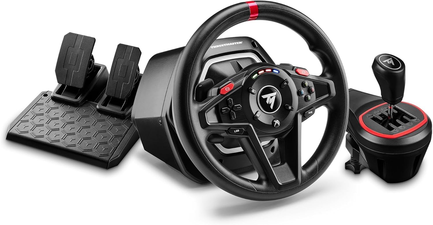 Τιμόνι με πεντάλ Thrustmaster - T-128 Shifter Pack, Xbox/PC