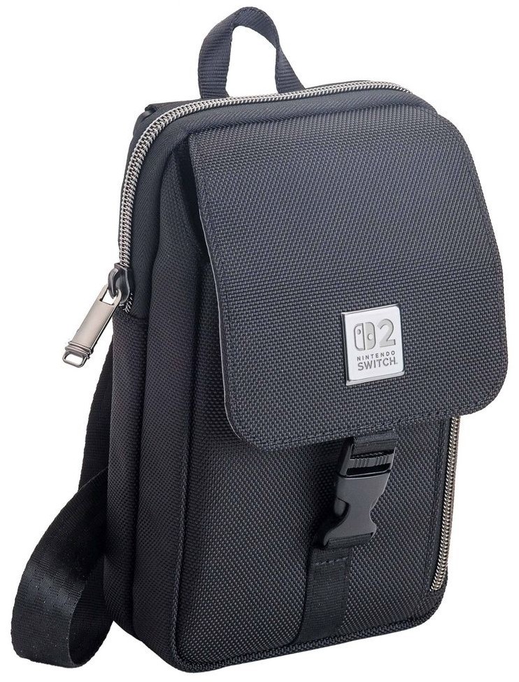 Τσάντα Nacon - Game Traveler Deluxe Vertical Crossbody Bag, μαύρη(Nintendo Switch 2/Switch/OLED)