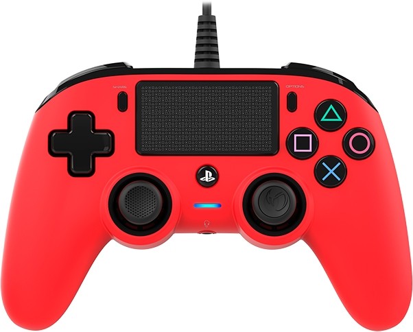 Χειριστήριο Nacon - Wired Compact, κόκκινο (PS4/PC)