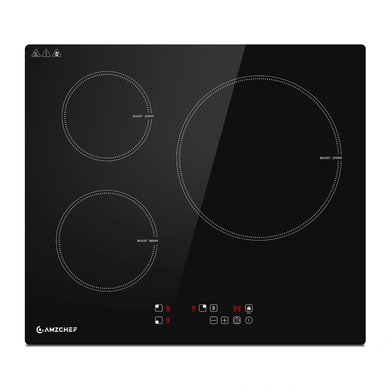 Induction cooktop AMZCHEF CE-T-74IB3xyzf-CS 3 zones