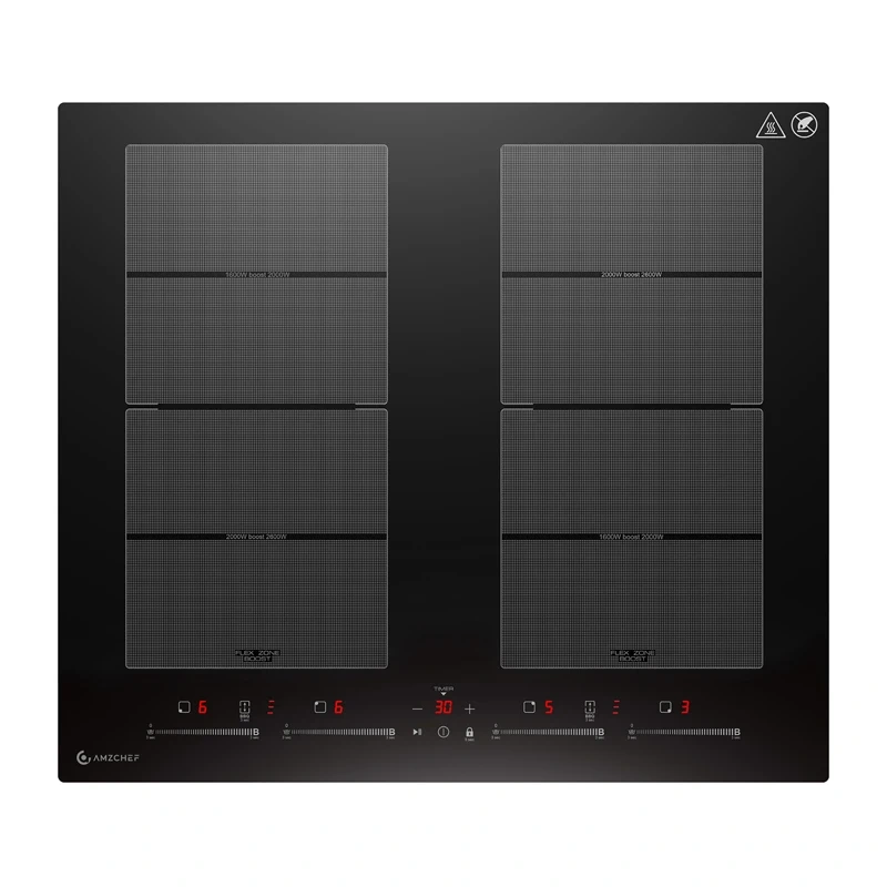 Induction cooktop AMZCHEF CE-FS-I74S-FFDD10 4 zones