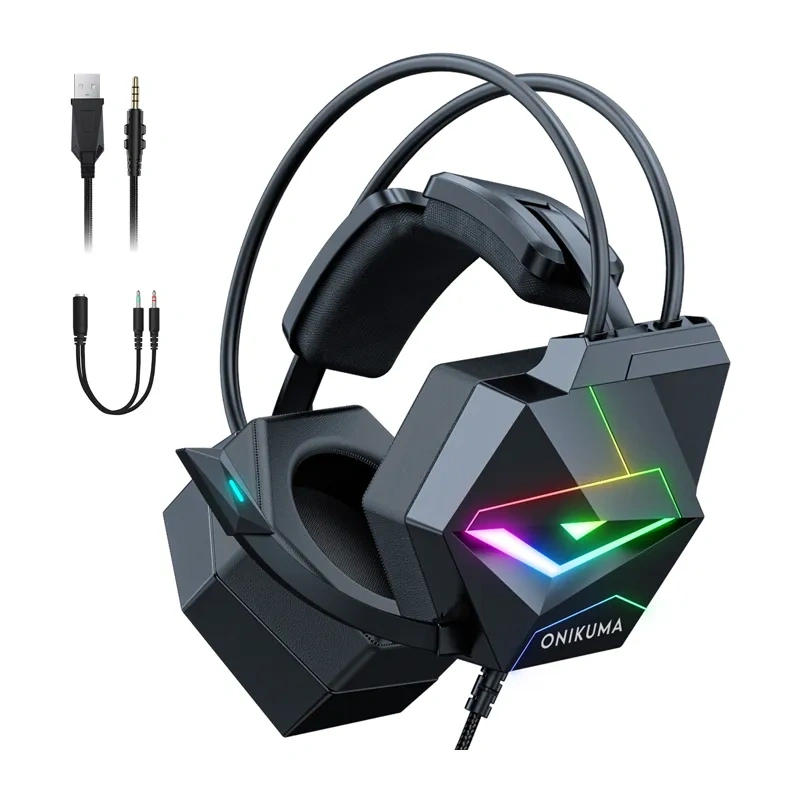 ONIKUMA X20 gaming headphones (black)