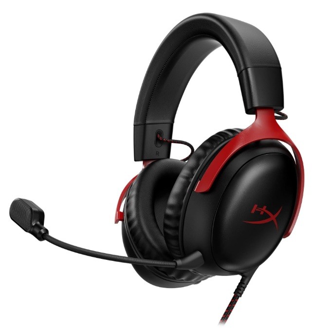 Ακουστικά gaming HyperX - Cloud III, μαύρο/κόκκινο