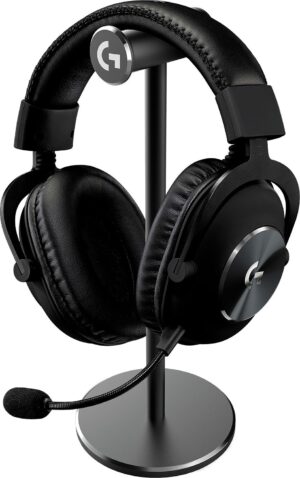 Ακουστικά gaming Logitech - PRO X και βάση , μαύρο