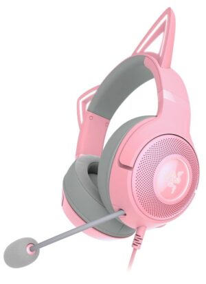 Ακουστικά gaming Razer - Kraken Kitty V2, Quartz Ed.