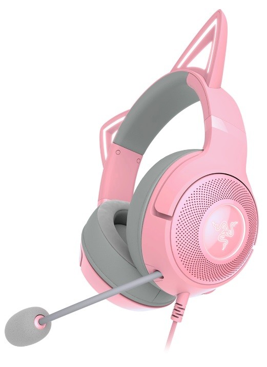 Ακουστικά gaming Razer - Kraken Kitty V2, Quartz Ed.