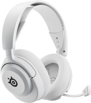 Ακουστικά gaming SteelSeries - Arctis Nova 5P White, PS, ασύρματα, άσπρα