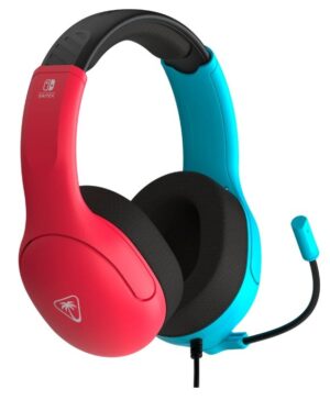 Ακουστικά gaming Turtle Beach - Airlite Fit, Switch/Switch Lite, Neon Blue/Red