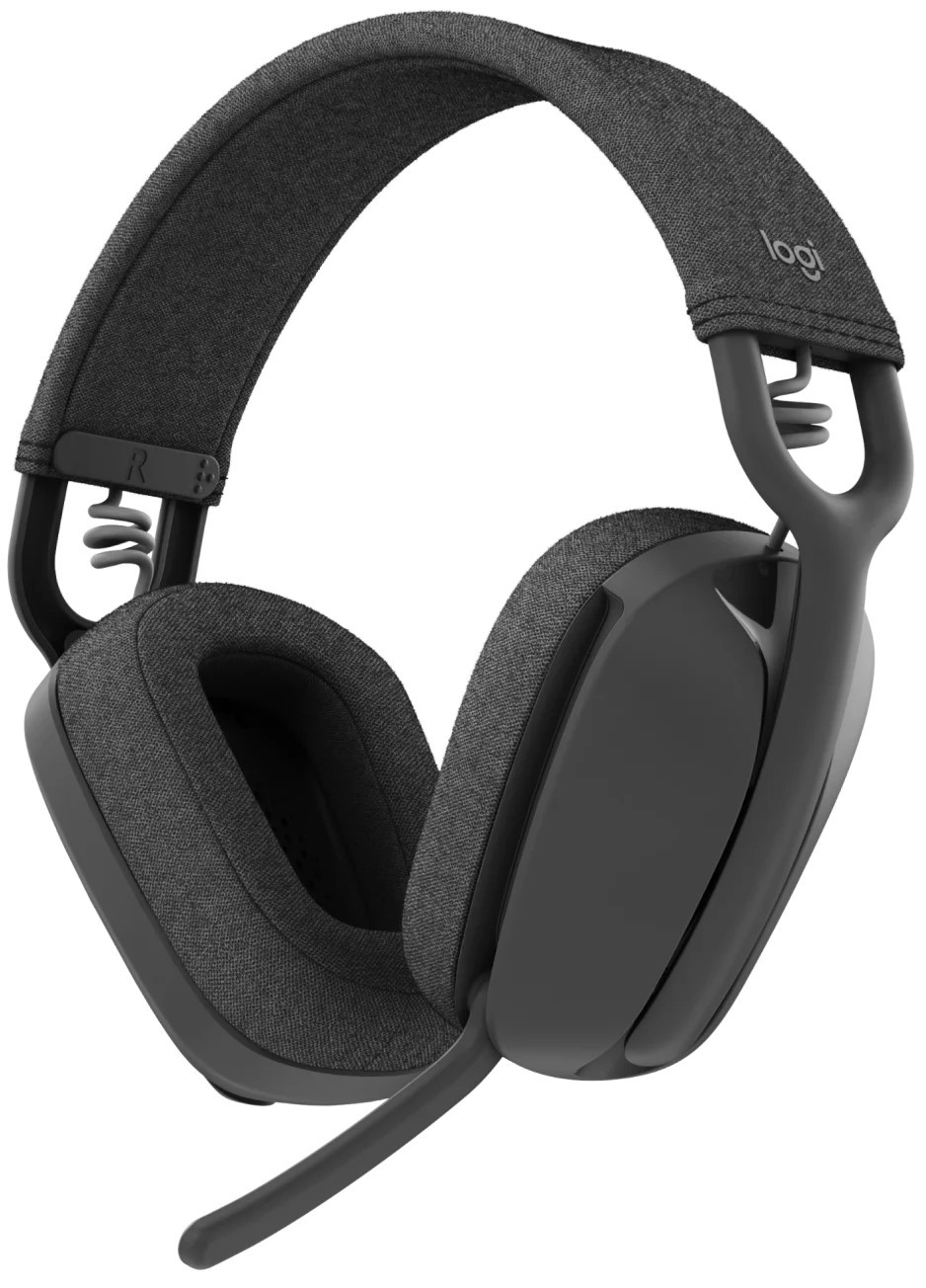 Ασύρματα ακουστικά με μικρόφωνο Logitech - Zone Vibe 100, μαύρο/γκρι