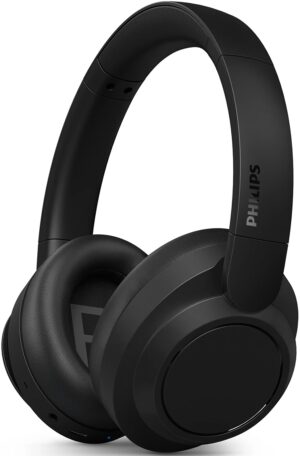 Ασύρματα ακουστικά με μικρόφωνο Philips - TAH6509BK/00, ANC, μαύρο
