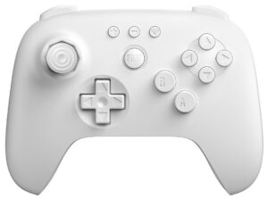 Ασύρματο χειριστήριο 8BitDo - 64 Bluetooth, Hall Effect, λευκό (Nintendo Switch/PC)