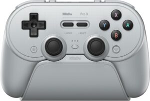 Ασύρματο χειριστήριο 8BitDo - Pro 3, γκρι (Nintendo Switch/PC)