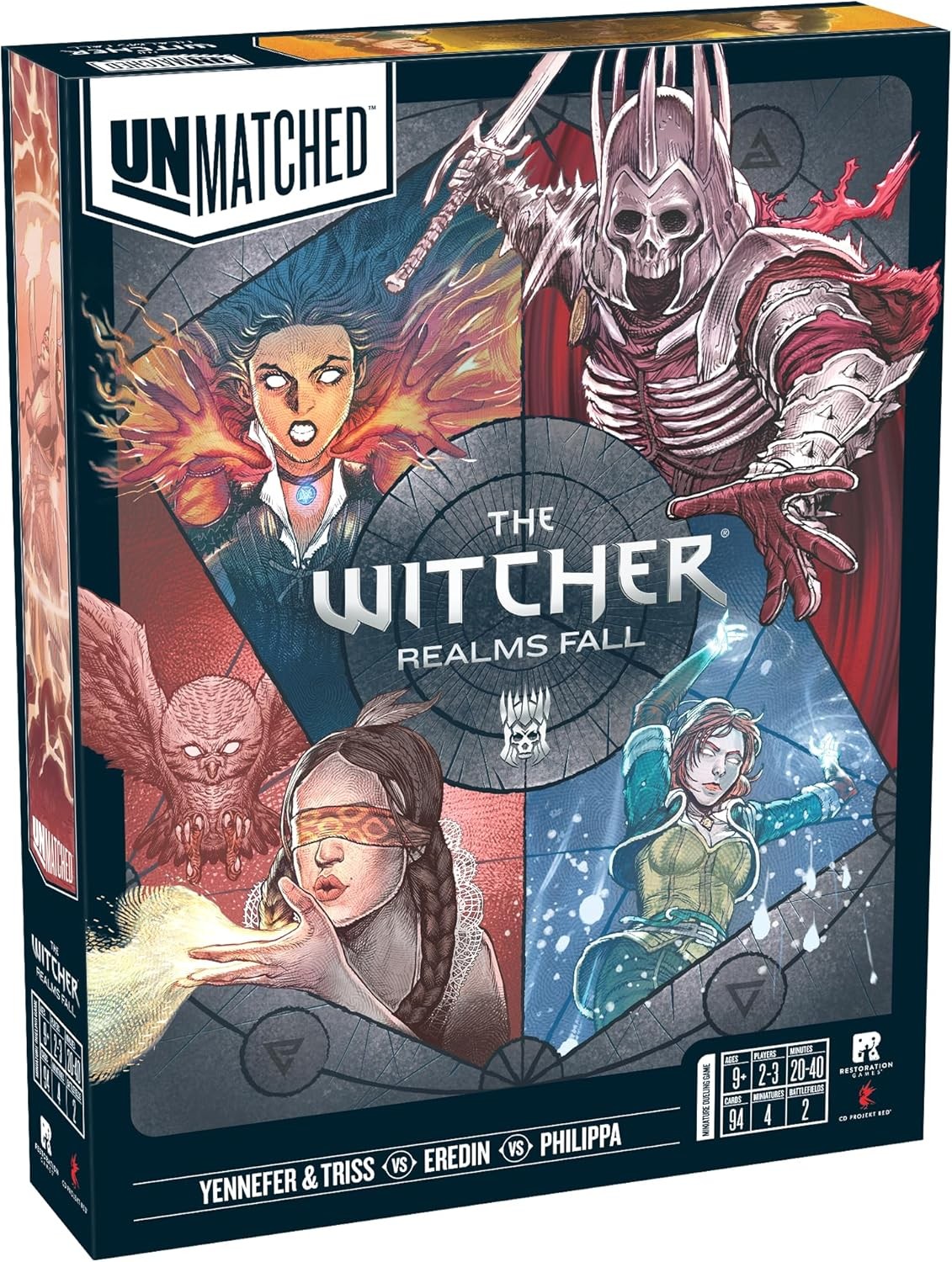 Επιτραπέζιο παιχνίδι Unmatched: The Witcher - Realms Fall - Στρατηγικό