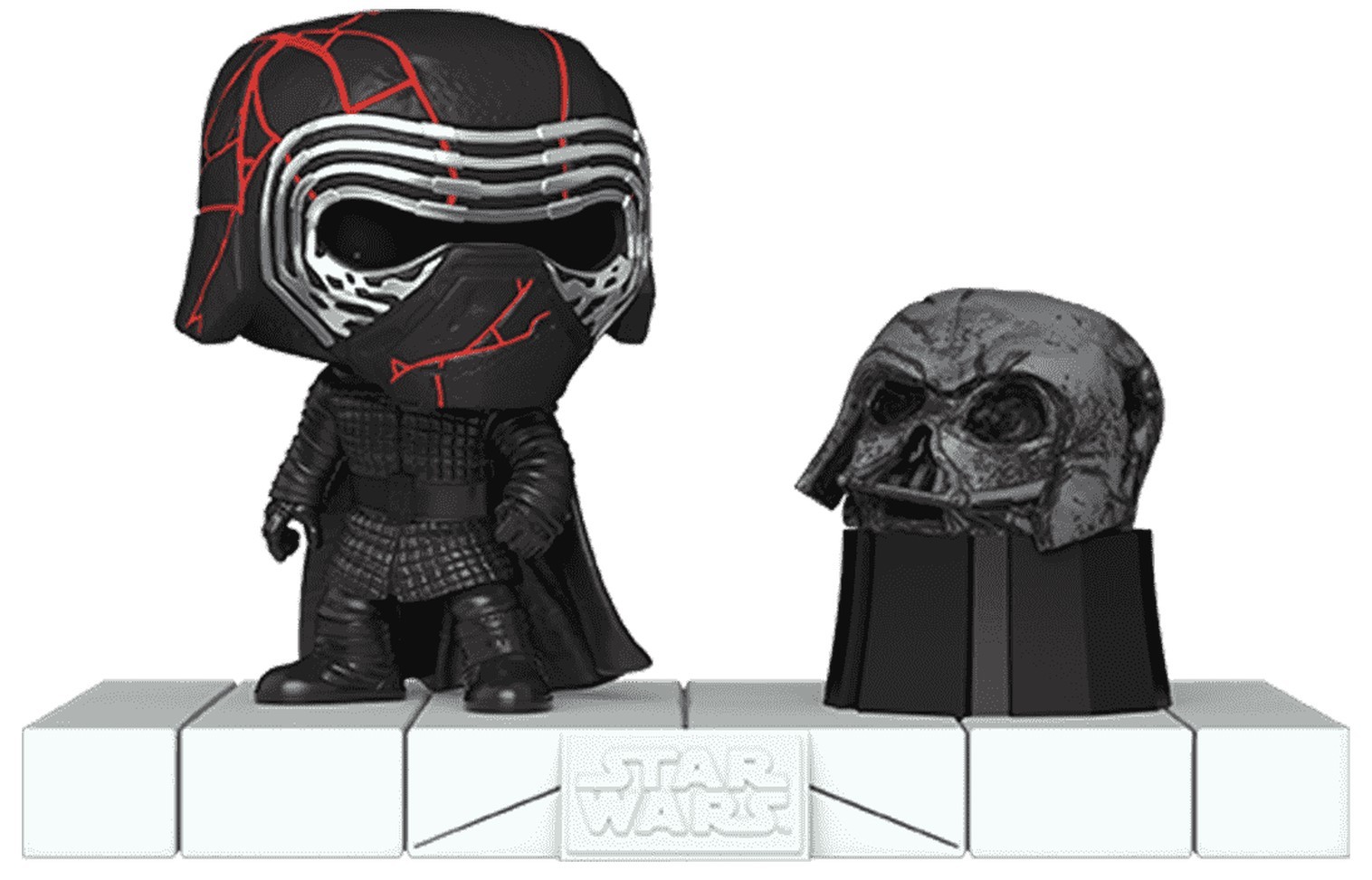 Φιγούρα Funko POP! Deluxe: Star Wars - Kylo Ren with Darth Vader's Helmet #739