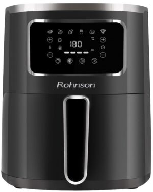 Φριτέζα ζεστού αέρα Rohnson - R-2802, 1450W, 5 l, μαύρο