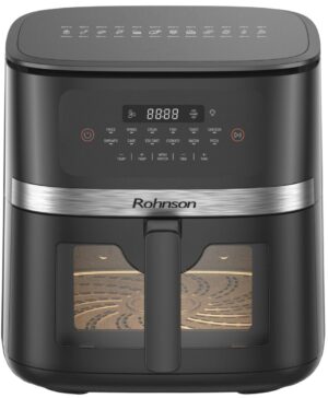Φριτέζα ζεστού αέρα Rohnson - R-2867, 1800W, 7 l, γκρι