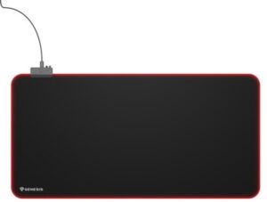 Gaming pad για ποντίκι Genesis - Boron 500, XXL, RGB Logo, μαλακό, μαύρο