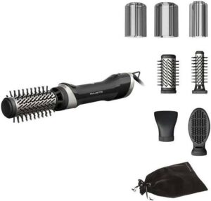 Ηλεκτρική βούρτσα μαλλιών Rowenta - Brush Activ Renewal, 1000W, μαύρη