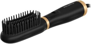 Ηλεκτρική βούρτσα μαλλιών Rowenta - Powerstraight, Wet & Dry, 500W, μαύρο