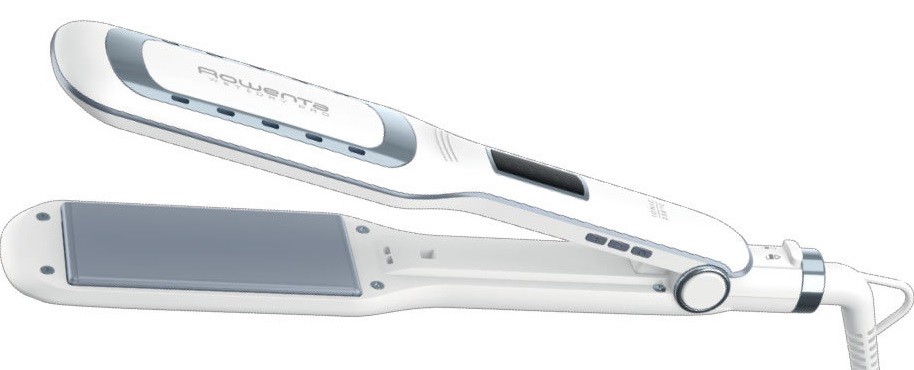 Ισιωτικό μαλλιών Rowenta - SF5010F0, 230°C, κεραμική επίστρωση, λευκό