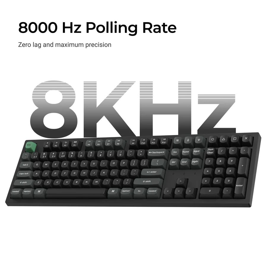 Keychron K10 Ultra (K10U-H4) ZMK Wireless 8K Mechanical Keyboard BananaSwitch (Hot-Swap) 100% Us Lay - Image 3