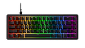 Μηχανικό πληκτρολόγιο HyperX - Origins 2 65, HyperX Linear Red, RGB, μαύρο