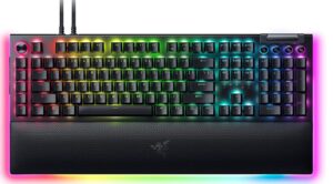 Μηχανικό πληκτρολόγιο Razer - BlackWidow V4 Pro, Πράσινο, RGB, Μαύρο