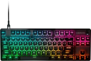 Μηχανικό πληκτρολόγιο SteelSeries - Apex 9 TKL US, OptiPoint, RGB, μαύρο