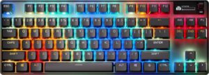 Μηχανικό πληκτρολόγιο SteelSeries - Apex Pro TKL Gen 3, ασύρματο, OmniPoint, RGB, μαύρο