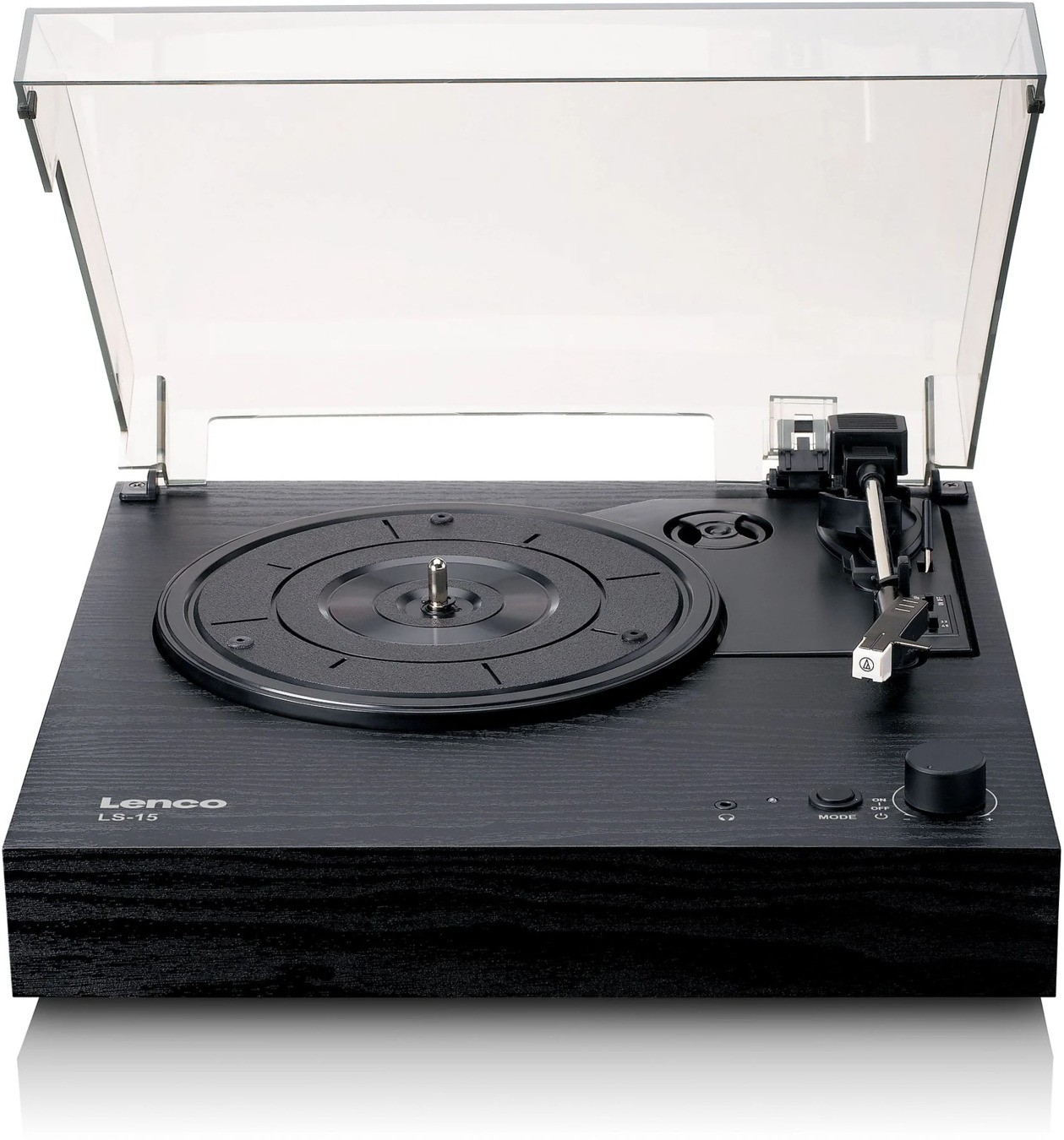 Πικάπ Lenco - LS-15BK, Bluetooth, ημιαυτόματο, μαύρο