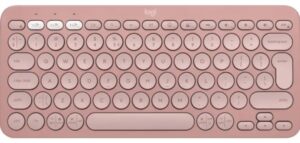 Πληκτρολόγιο Logitech - Pebble Keys 2 K380s, ασύρματο, US Layout, Rose